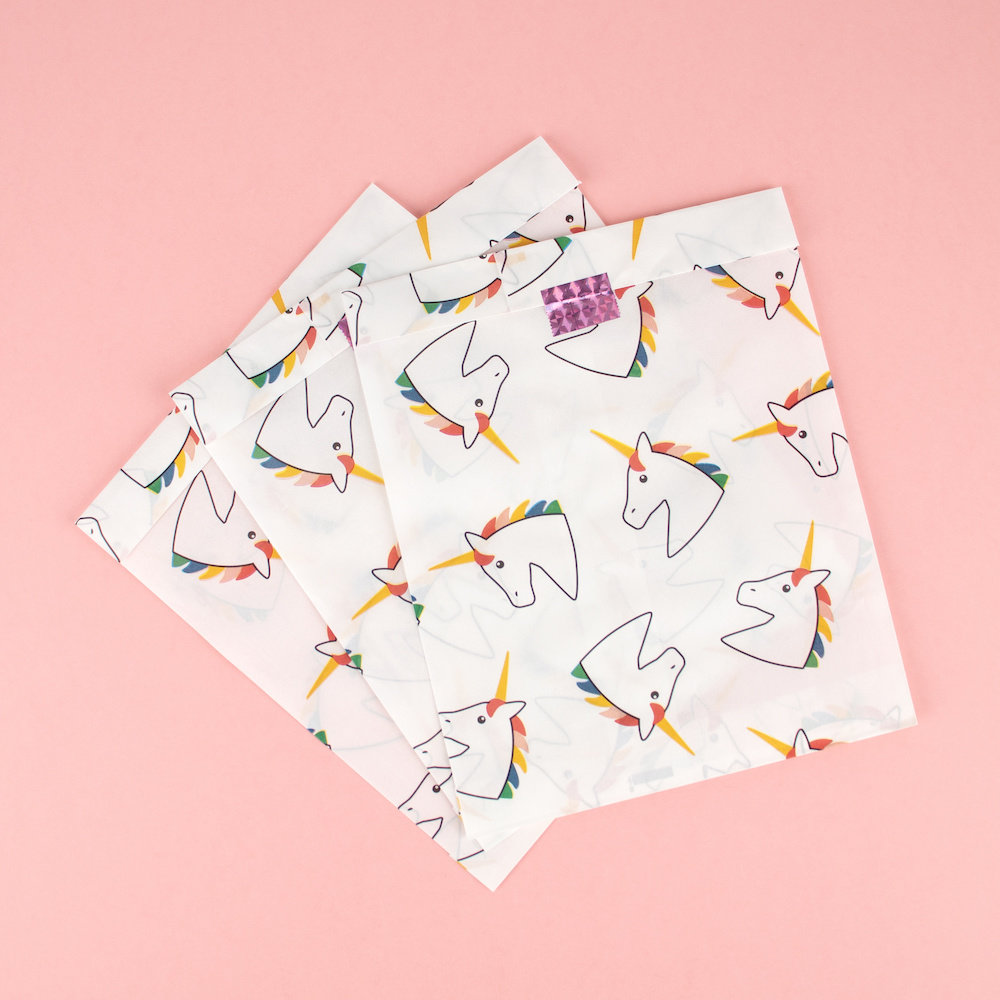 Eenhoorn Zakjes - 10 stuks - Uitdeelzakjes voor een unicorn feestje
