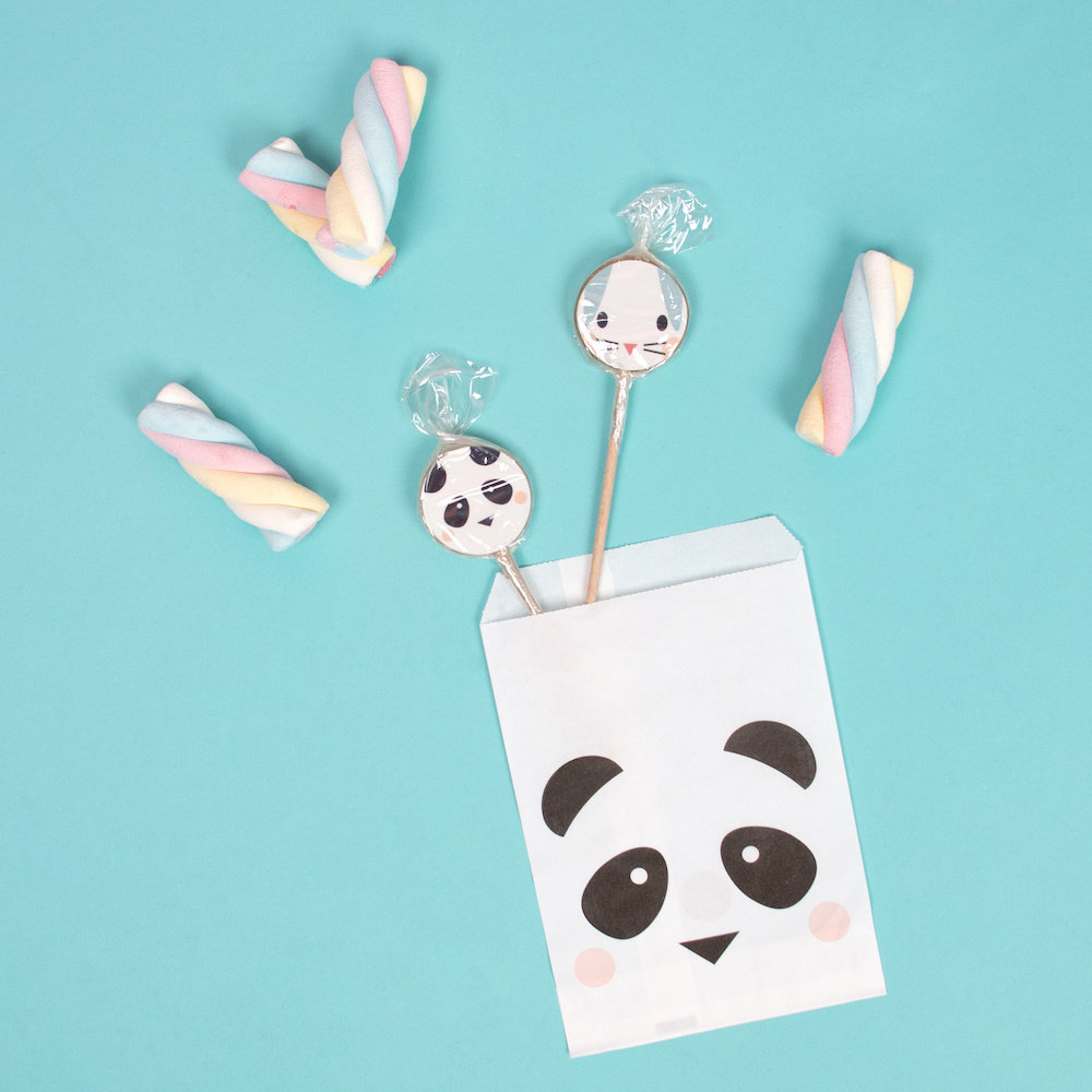 Mini Panda Zakjes - 10 stuks - Uitdeelzakjes voor een panda feestje