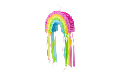 Regenboog Piñata (Pastel) - per stuk - pull string pinata