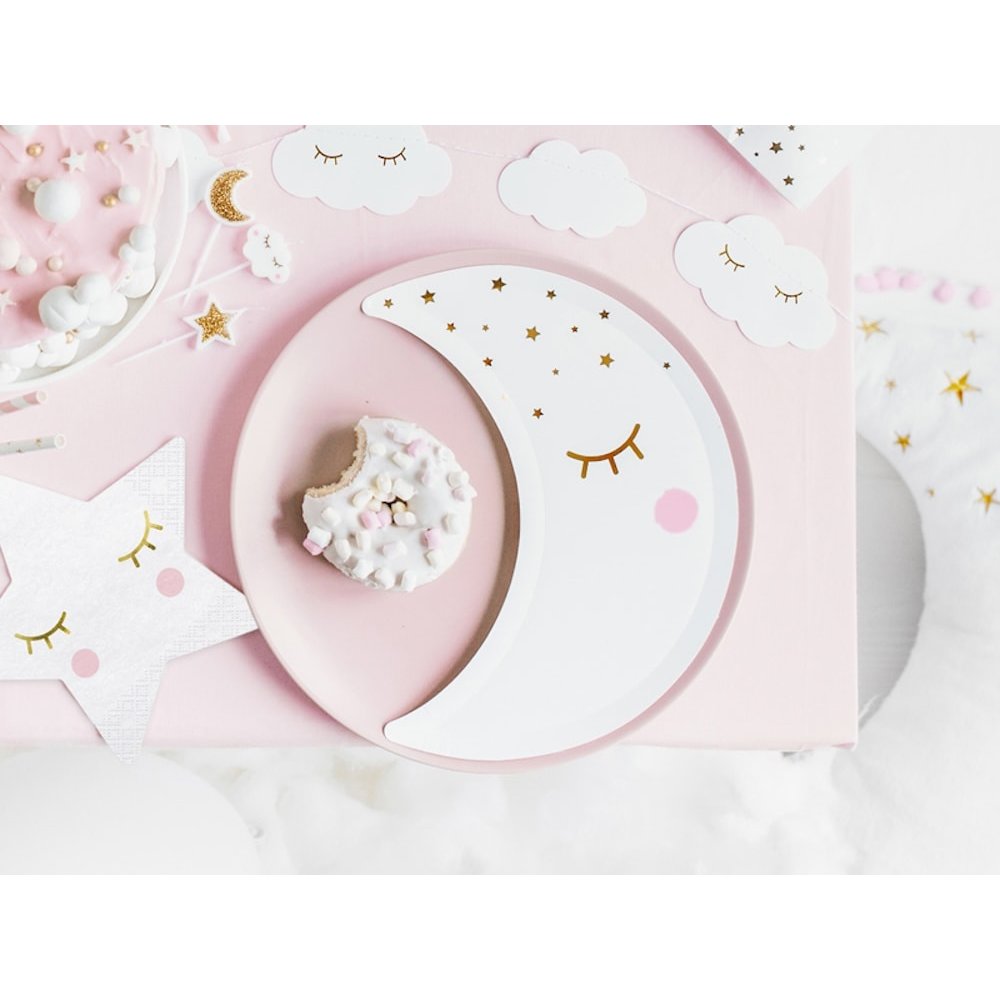 Taartkaarsjes Maan, Sterren en Wolkjes - 5 stuks - Twinkle Twinkle Little Star