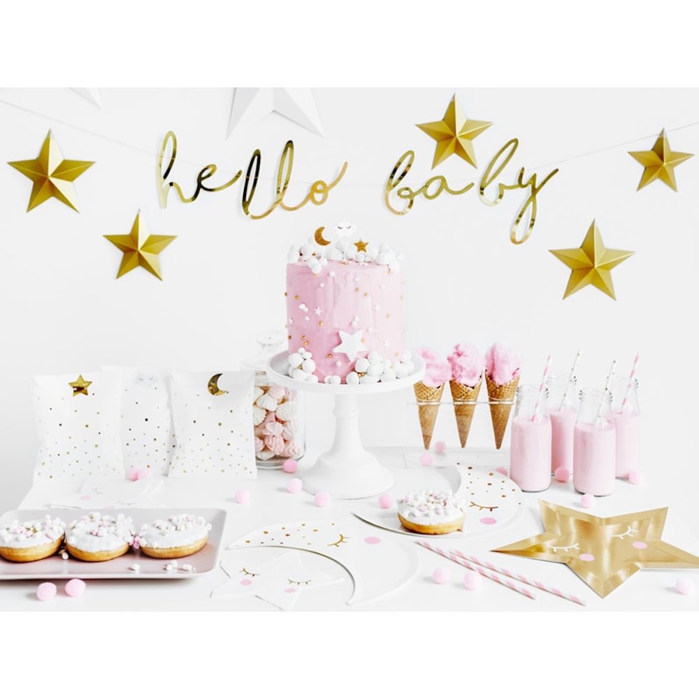Taartkaarsjes Maan, Sterren en Wolkjes - 5 stuks - Twinkle Twinkle Little Star