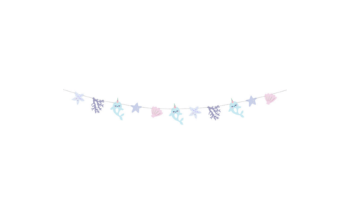 Narwal Party Slinger (DIY) - per stuk - Narwal feestartikelen en versiering