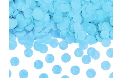 Gender Reveal Confetti Kanon XL Blauw - per stuk - Boy or Girl
