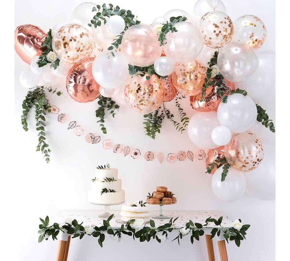 Ballonboog Roségoud DIY Pakket - per set - Ballonnenboog zelf maken