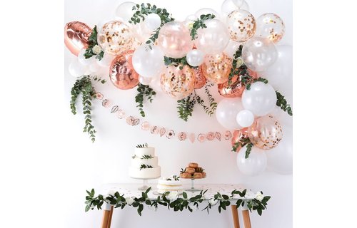 Ballonboog Roségoud DIY Pakket - per set - Ballonnenboog zelf maken