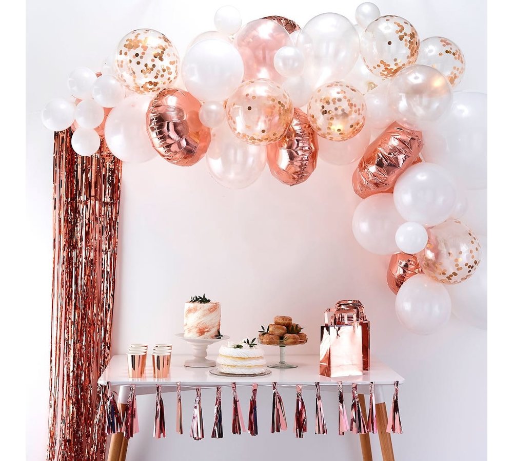 Ballonboog Roségoud DIY Pakket - per set - Ballonnenboog zelf maken