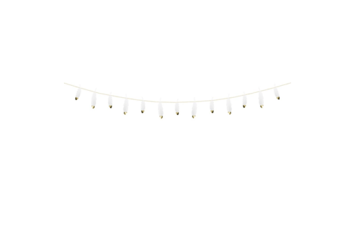 Slinger met veertjes - per stuk - Boho/ Rustic