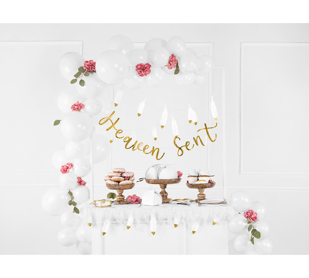 Slinger met veertjes - per stuk - Boho/ Rustic