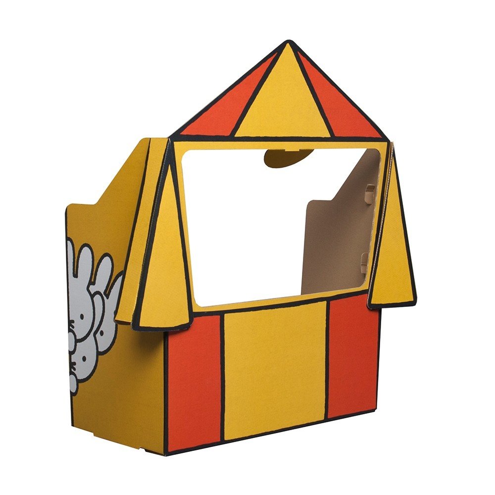Poppenkast Nijntje (Miffy) - per stuk - Mister Tody kartonnen speelgoed