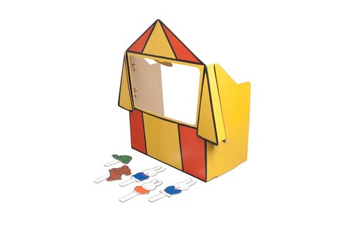 Poppenkast Nijntje (Miffy) - per stuk - Mister Tody kartonnen speelgoed