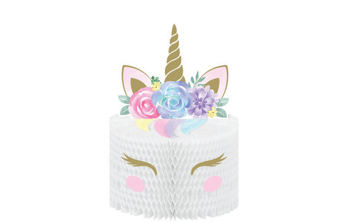 Unicorn Centerpiece - per stuk - Eenhoorn feestartikelen en versiering