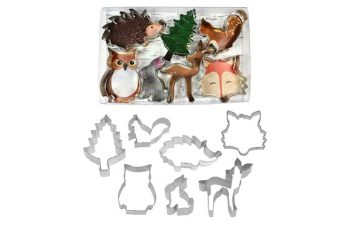 Woodland Cookie Cutters Kit - Set van 7 - Bosdieren feestartikelen en versiering
