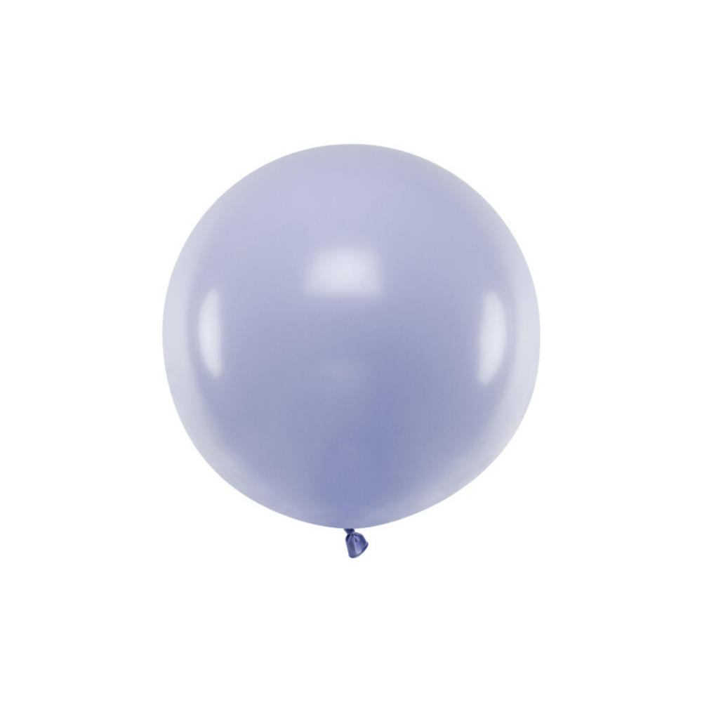 Jumbo Ballon Pastel Lila - per stuk - Ronde ballonnen 60 cm