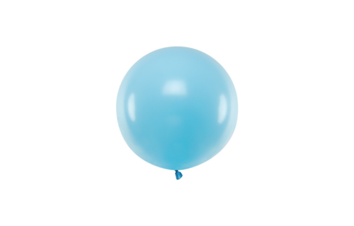 Jumbo Ballon Pastel Blauw - per stuk - Ronde ballonnen 60 cm