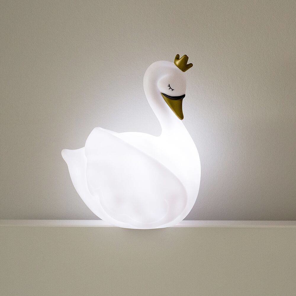 Dame Blanche (Zwaan) LED Lamp Wit Groot - per stuk - 22 cm