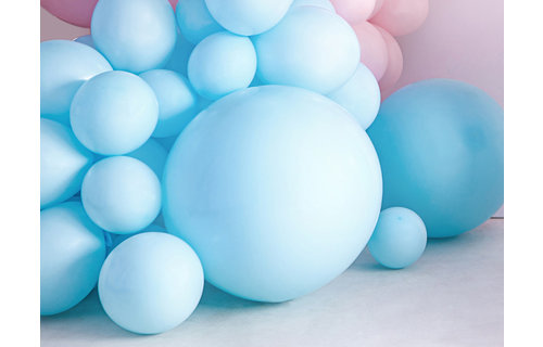 Ballonnen Pastel Blauw (Klein) - 100 stuks - 12 cm - Pastel ballonnen