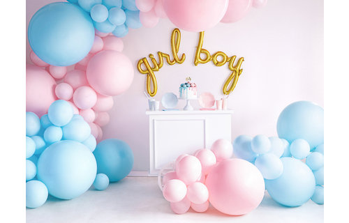Ballonnen Pastel Blauw (Klein) - 100 stuks - 12 cm - Pastel ballonnen