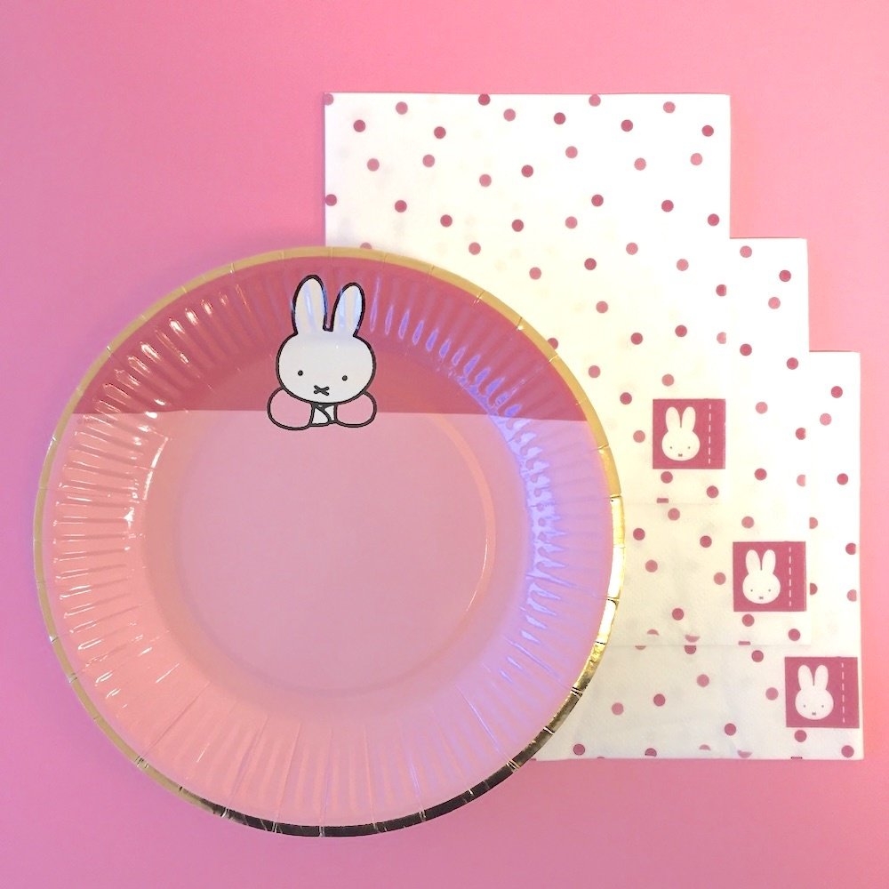 Nijntje Baby Roze Servetjes - 20 stuks - Feest met nijntje