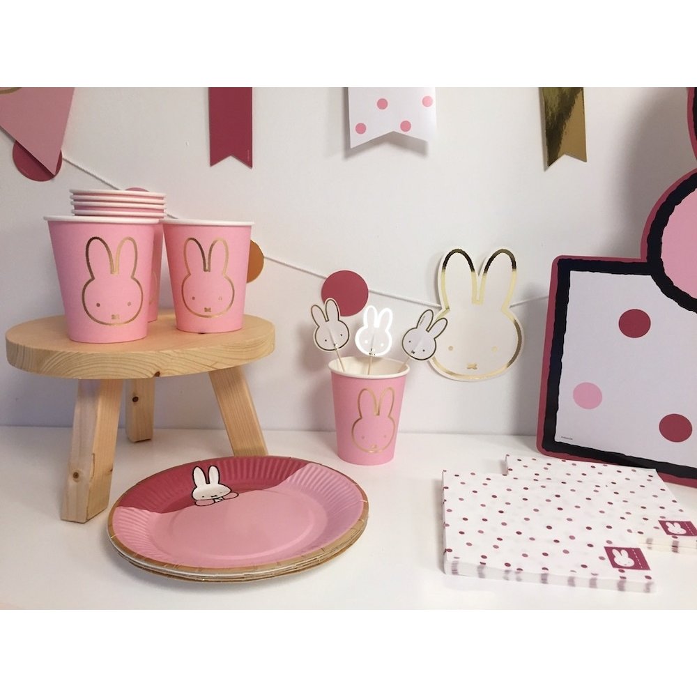 Nijntje Baby Roze Servetjes - 20 stuks - Feest met nijntje