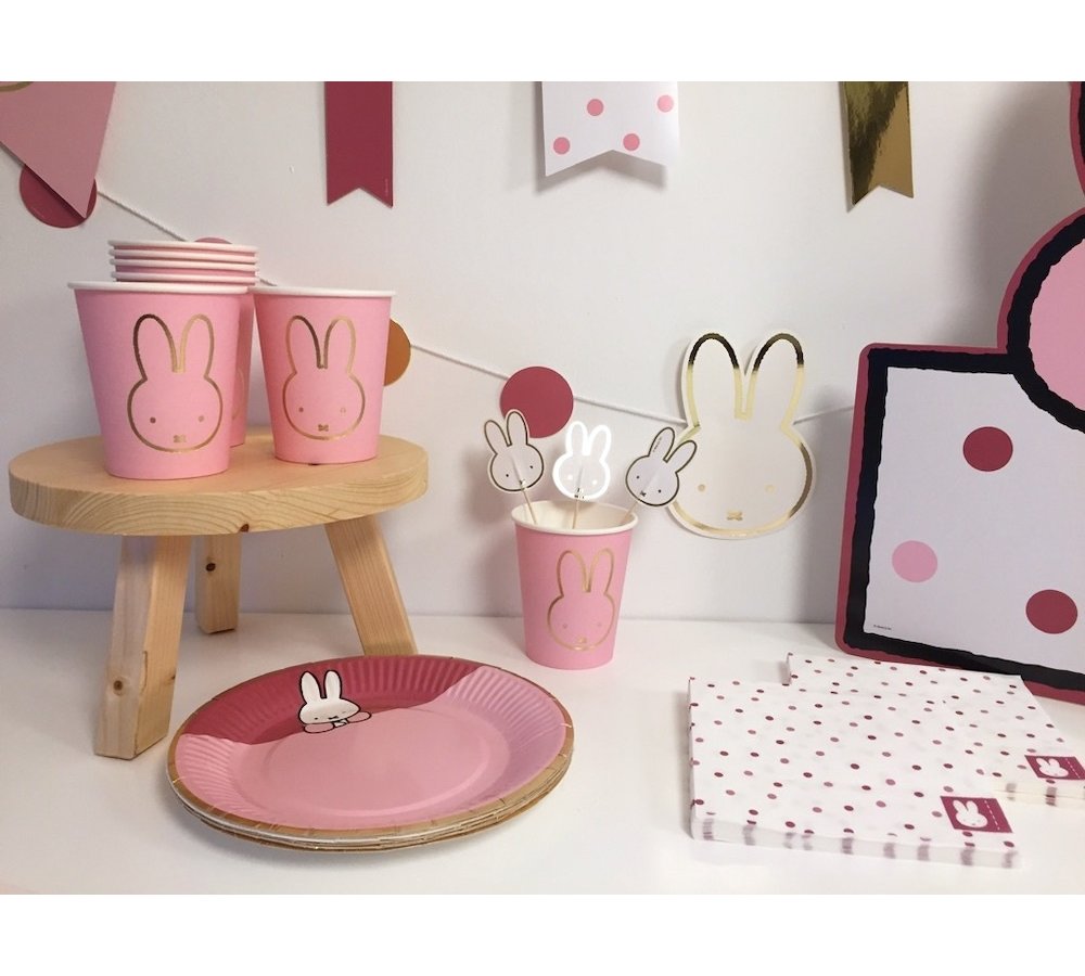 Nijntje Baby Roze Servetjes - 20 stuks - Feest met nijntje