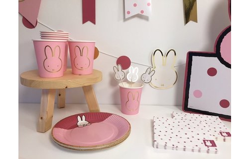 Nijntje Baby Roze Servetjes - 20 stuks - Feest met nijntje