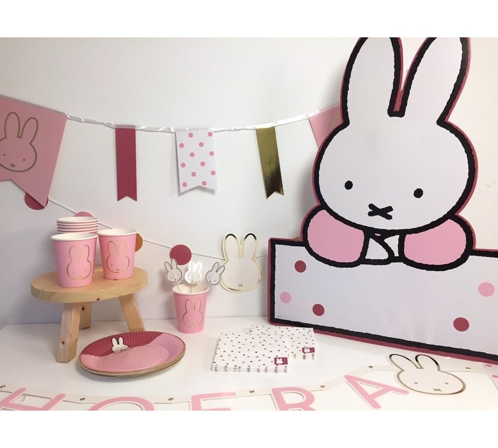 Nijntje Baby Roze Servetjes - 20 stuks - Feest met nijntje