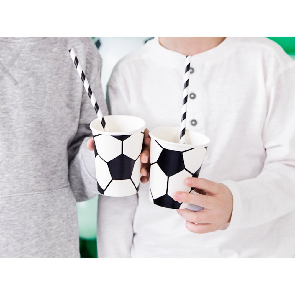 Voetbal Bekers - 6 stuks - Voetbal feestartikelen
