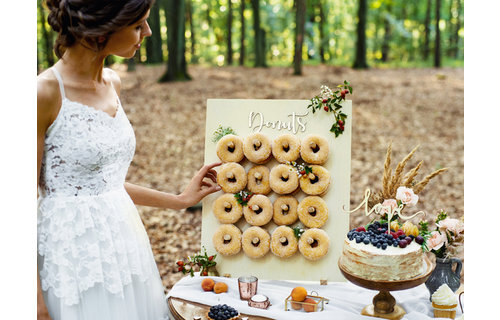 Houten Donut Wand - per stuk - Donut walls