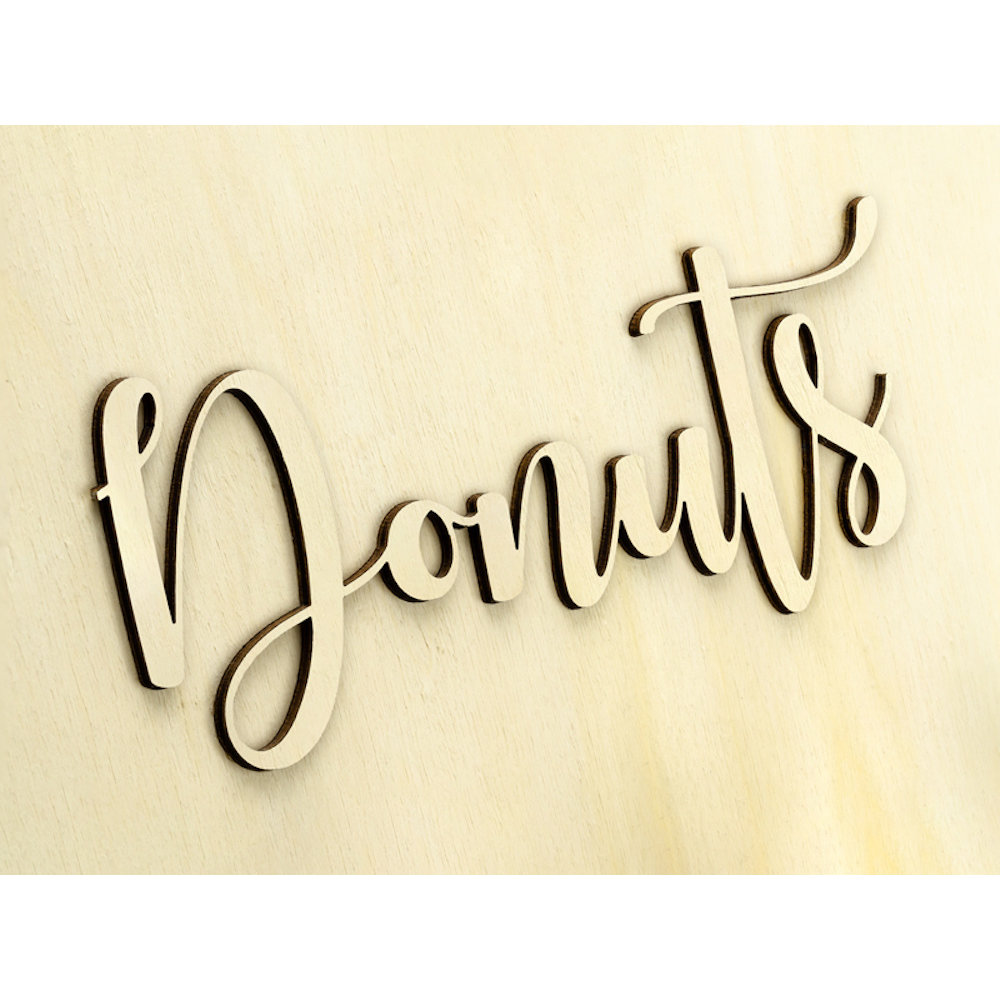 Houten Donut Wand - per stuk - Donut walls