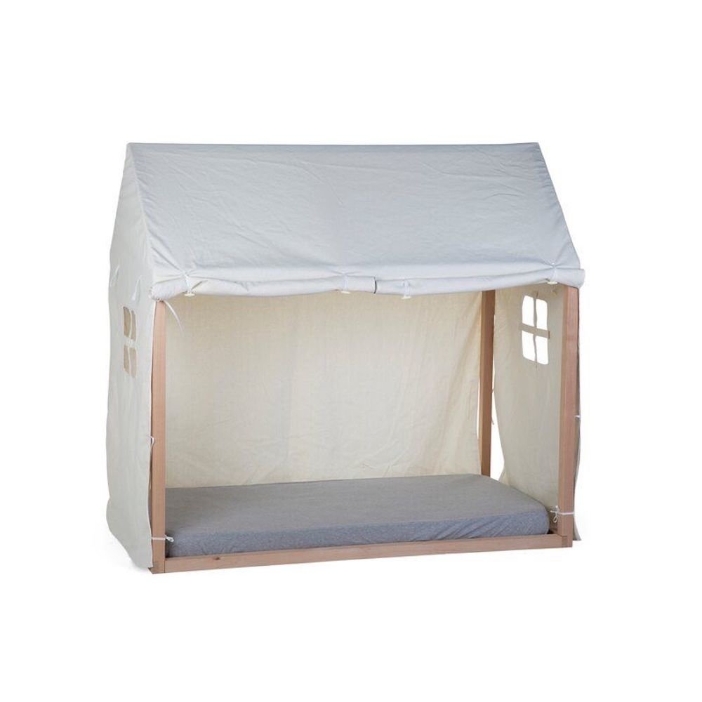 Cover Huis Bedframe Wit - 70 x 140 - Maak van het bed een tent