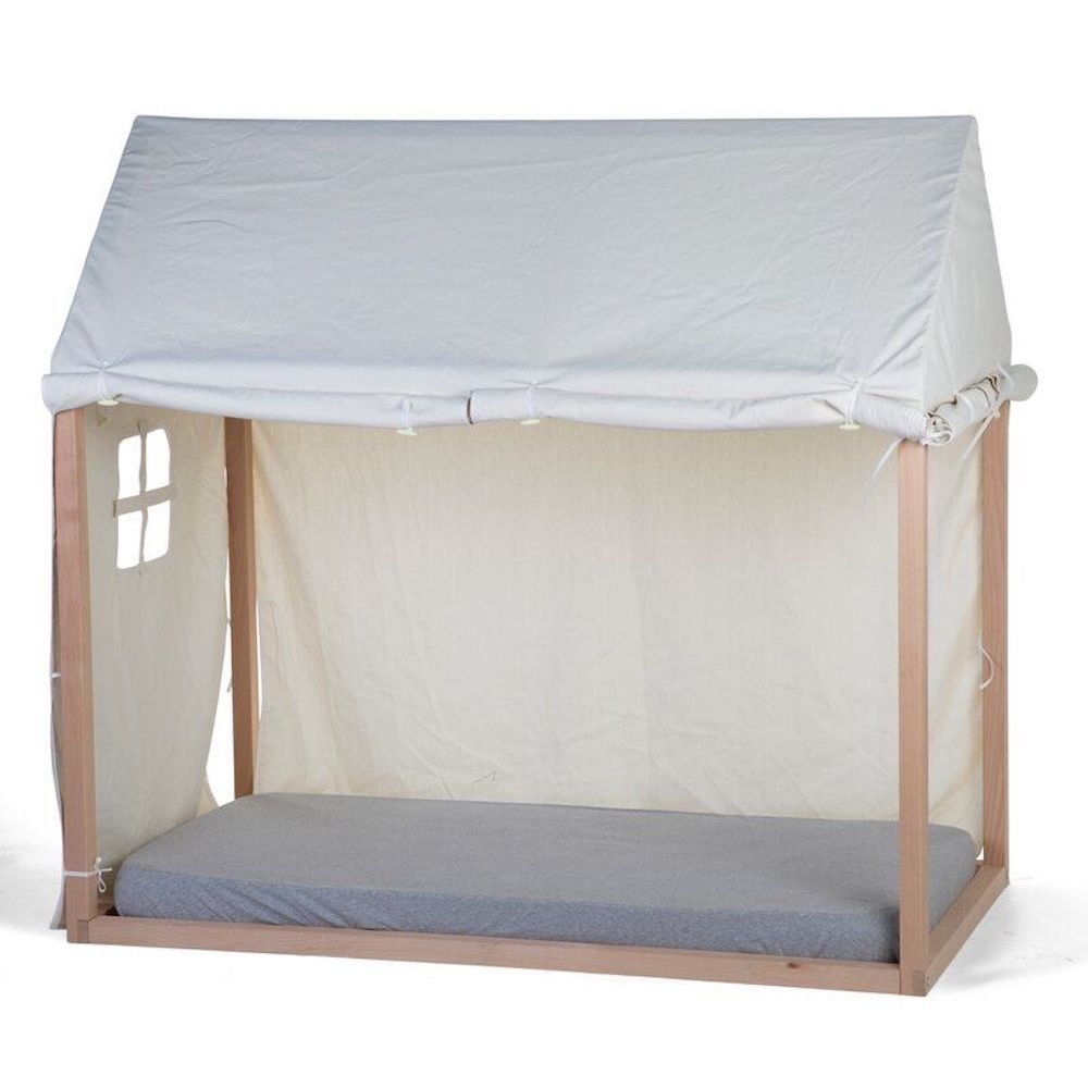 Cover Huis Bedframe Wit - 70 x 140 - Maak van het bed een tent