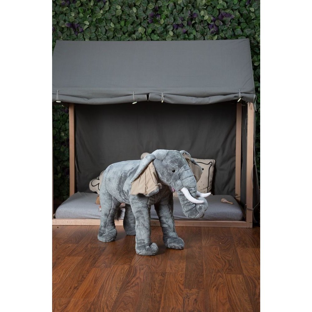 Cover Huis Bedframe Antraciet - 70 x 140 - Maak van het bed een tent