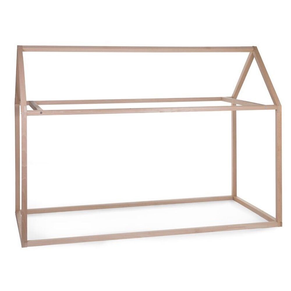 Huis Bedframe - 90 x 200 - Hout Naturel