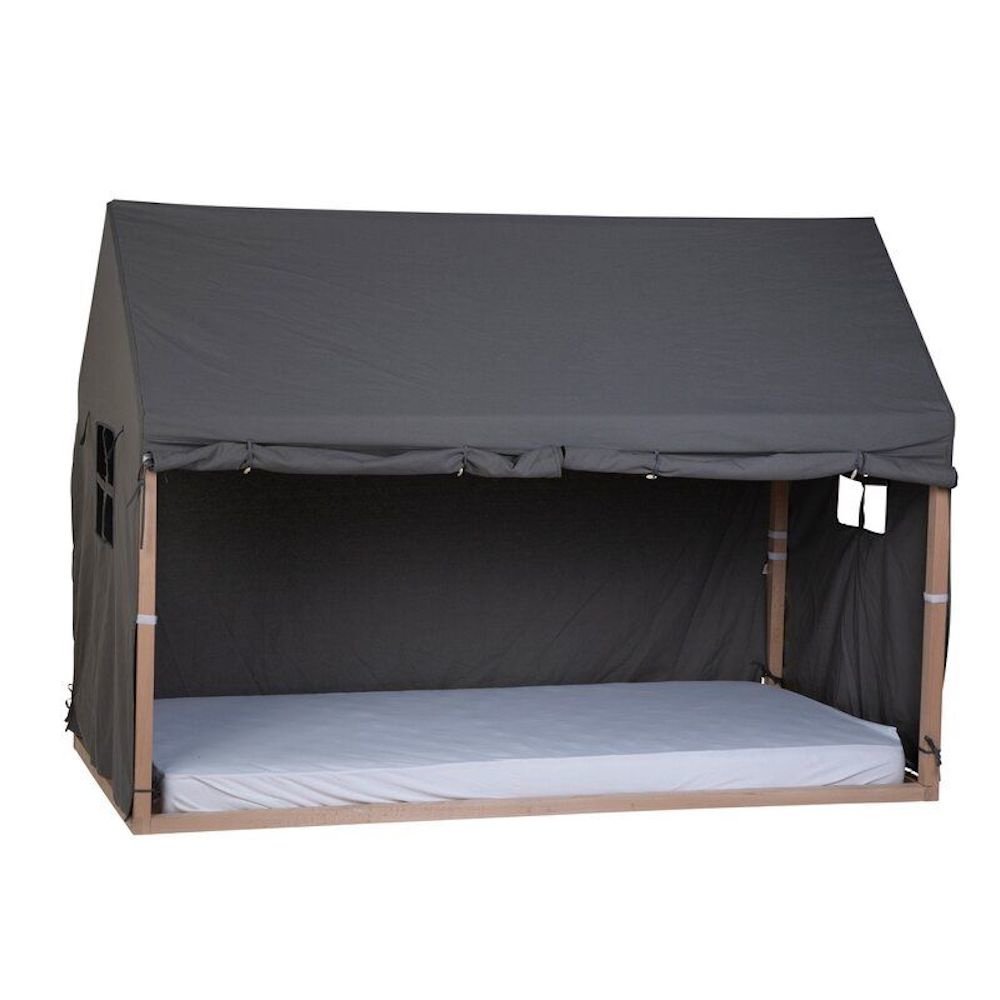 Huis Bedframe - 90 x 200 - Hout Naturel