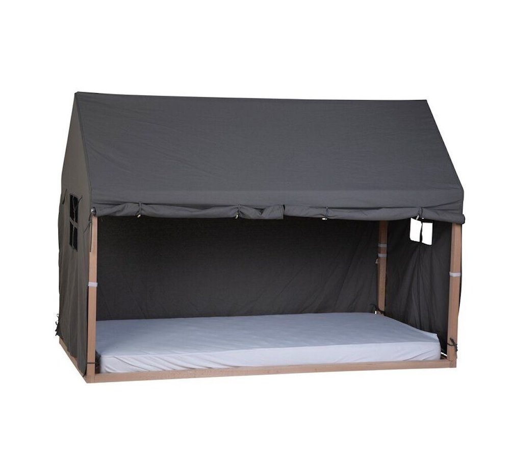 Huis Bedframe - 90 x 200 - Hout Naturel