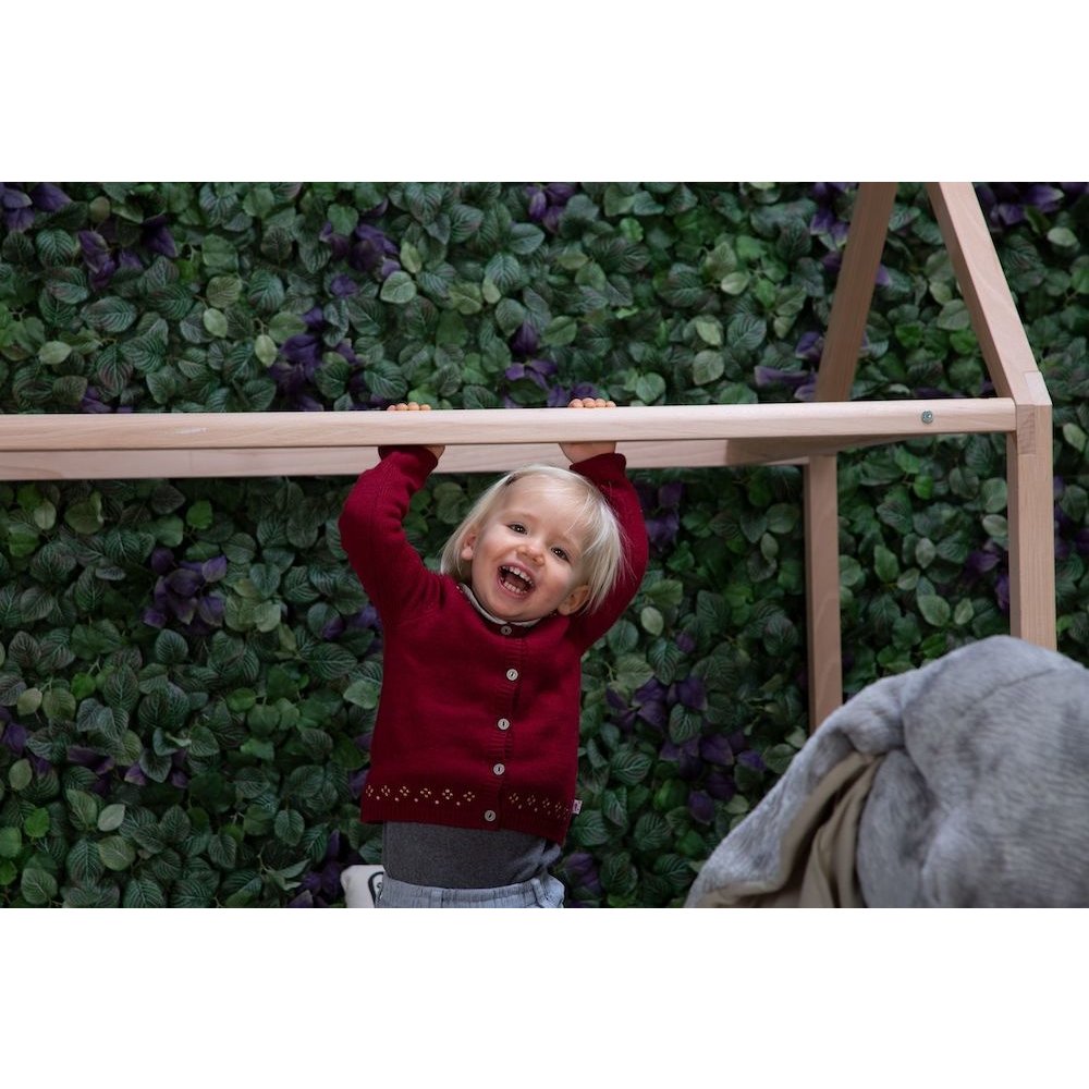 Huis Bedframe - 90 x 200 - Hout Naturel