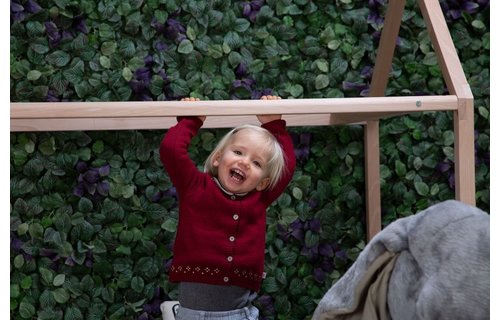 Huis Bedframe - 90 x 200 - Hout Naturel