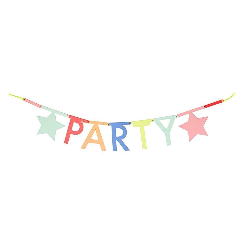 Letterslinger Pastel Neon (DIY) - set van 134 - Maak je eigen slinger