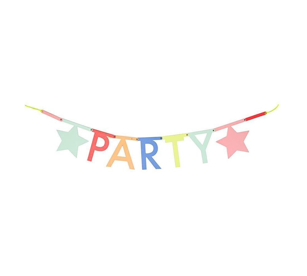 Letterslinger Pastel Neon (DIY) - set van 134 - Maak je eigen slinger