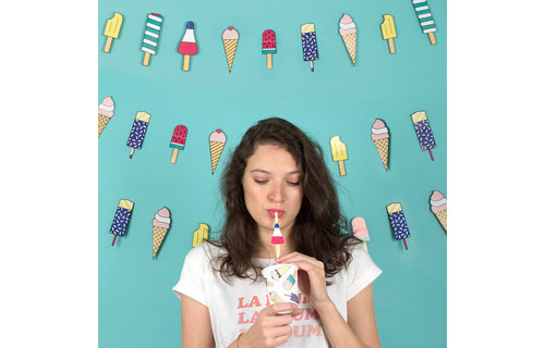 IJsjes Slinger - per stuk - Ice Cream Feestartikelen