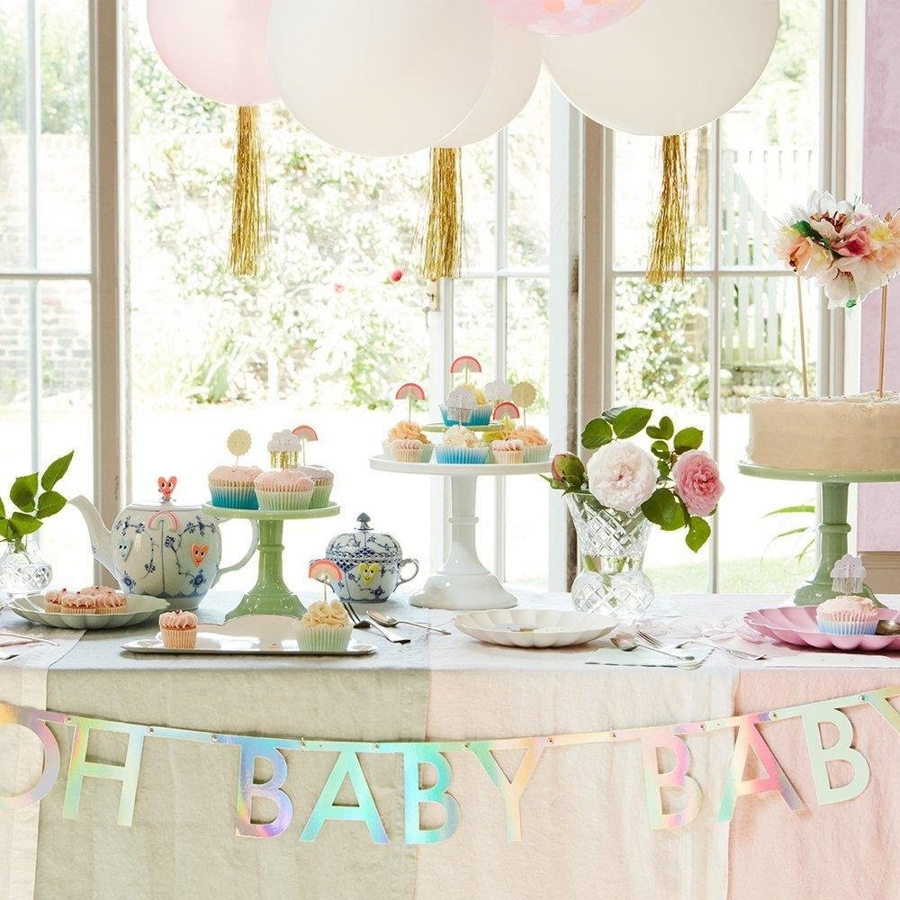 Happy Weather Cupcake Kit - set van 24 - Wolk Regenboog Zon