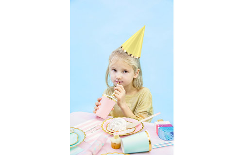 Feesthoedjes Pastel - 6 stuks - Hoedjes
