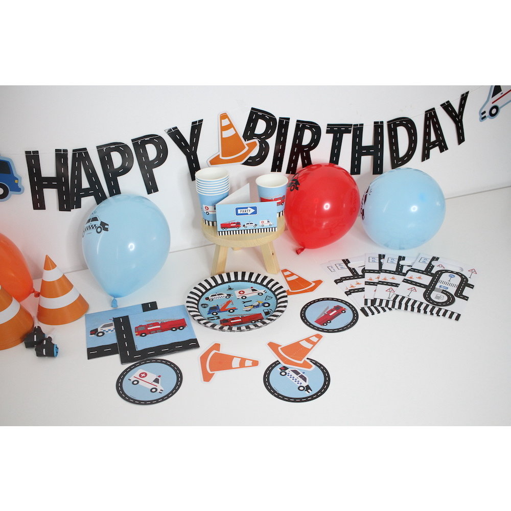 Redders op de Weg Slinger - per stuk - Letterslinger 'Happy Birthday'