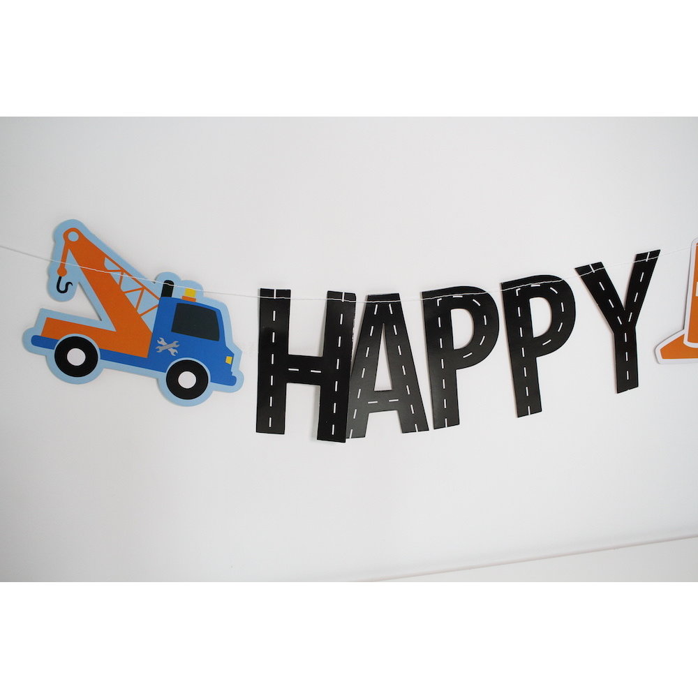 Redders op de Weg Slinger - per stuk - Letterslinger 'Happy Birthday'