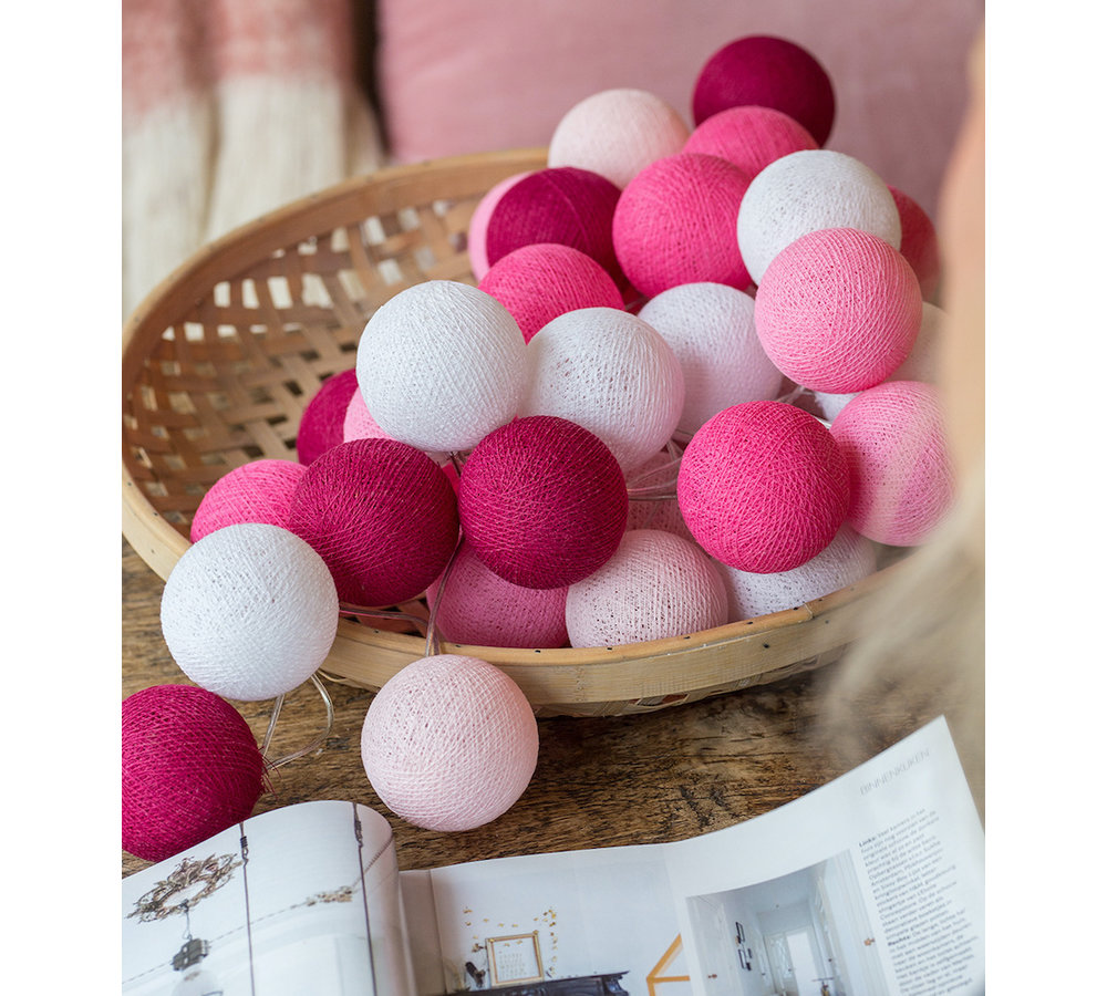 Cotton Ball Lightslinger Roze - per stuk - 20 ballen