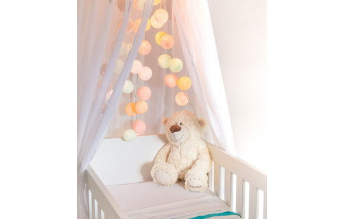 Cotton Ball Lichtslinger Pastel - per stuk - 20 ballen