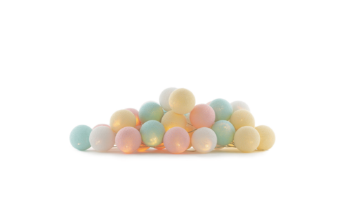 Cotton Ball Lichtslinger Pastel - per stuk - 20 ballen