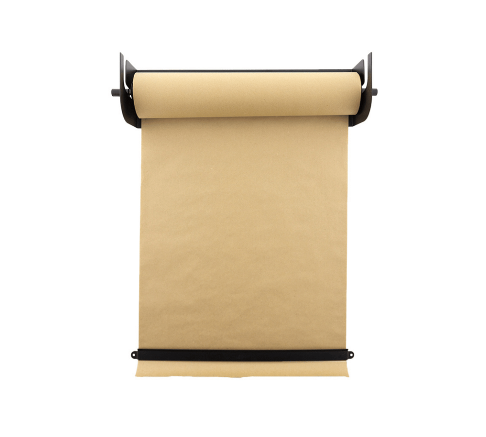 Kraft Papier Roller Zwart L - per stuk - 53 cm
