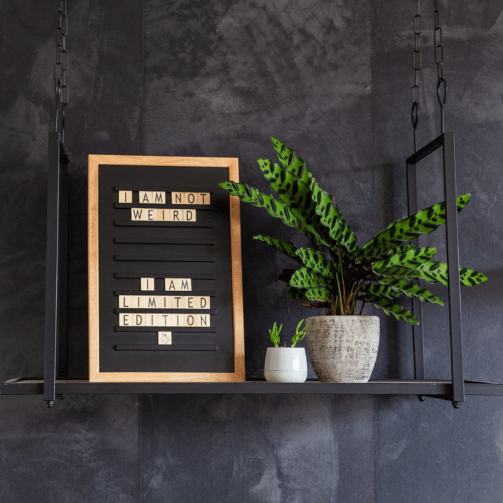 Oldschool Letterbord Zwart - per stuk - Letterboards