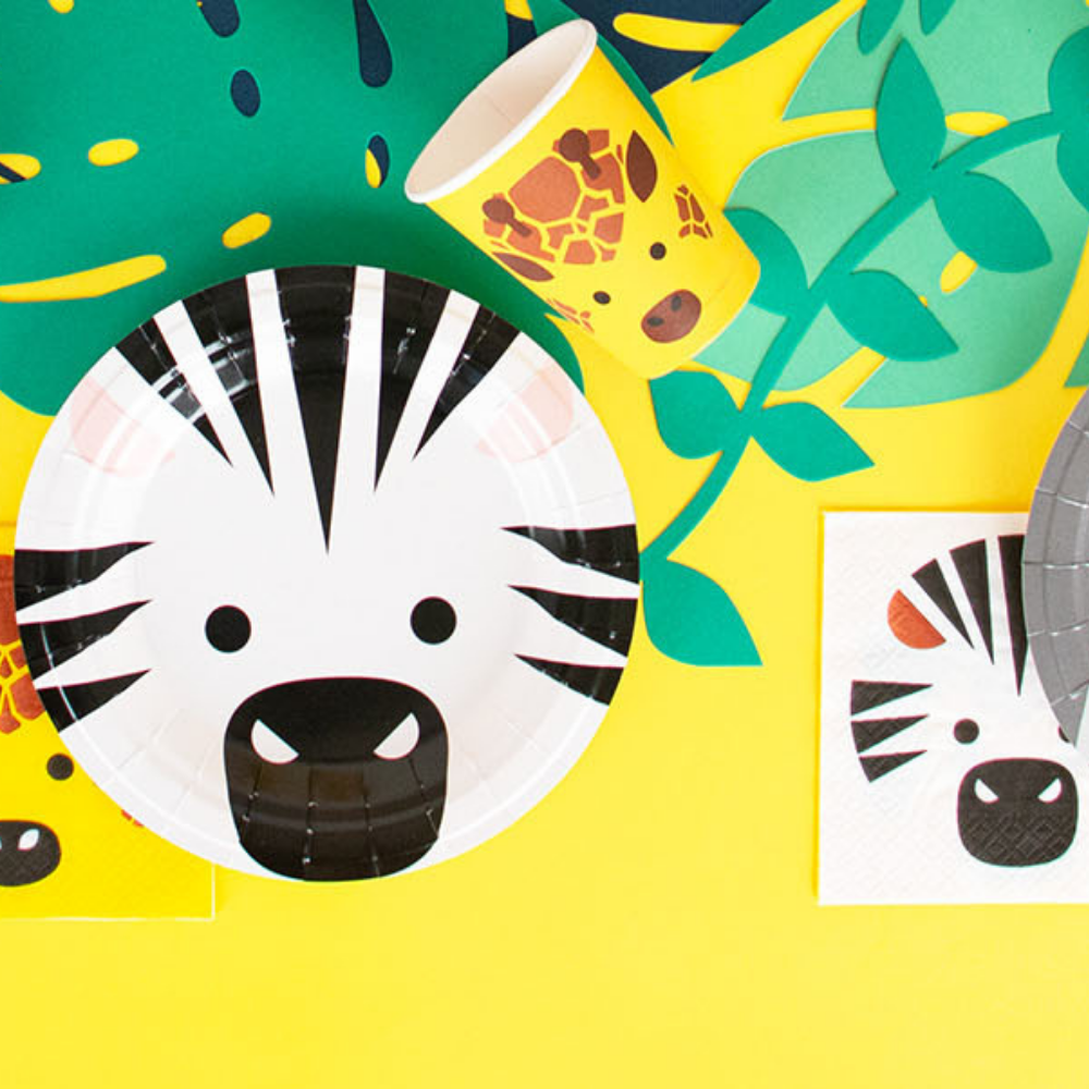 Wilde Dieren Servetjes - 20 stuks - 25 cm - Mini Safari